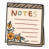 cute sticky note sticker png