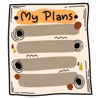 cute sticky note sticker png