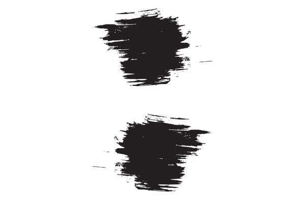 Set of smears isolated thick background