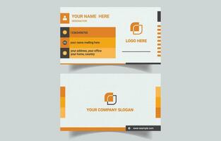 Unique stylus creative business card design template vector