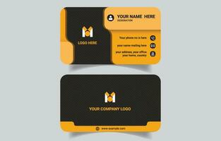 Creative professional  modern  3d business card design template vector