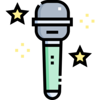 diseño de icono de karaoke png