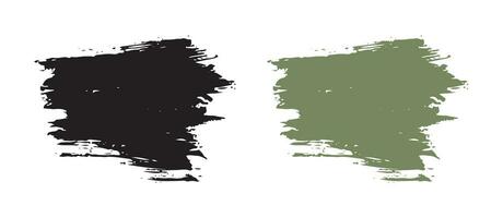 Bundle of brush texture background vector