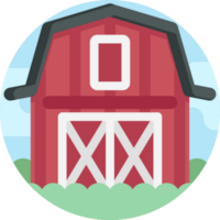 barn icon design png