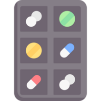 conception d'icône de pilules png