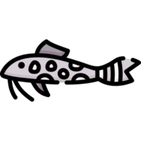 conception d'icône de poisson-chat png