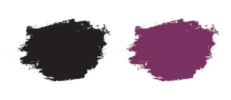 Ink paint brush stroke background vector