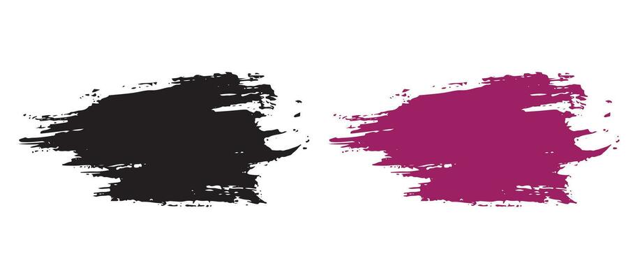 Brush stroke painting isolated background