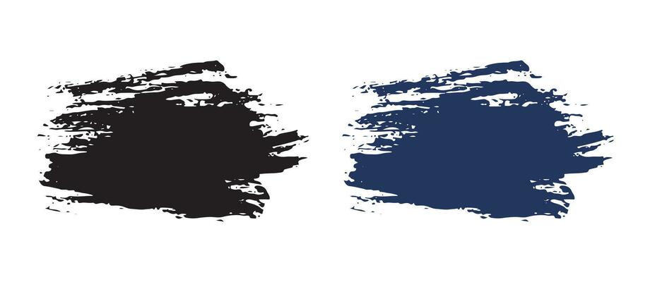 Ink splatter texture banner background set