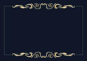 Decorative frame and border vector. vintage frame for photo with ornamental shape vector