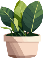 Ornamental Plant in Pot ai generative png