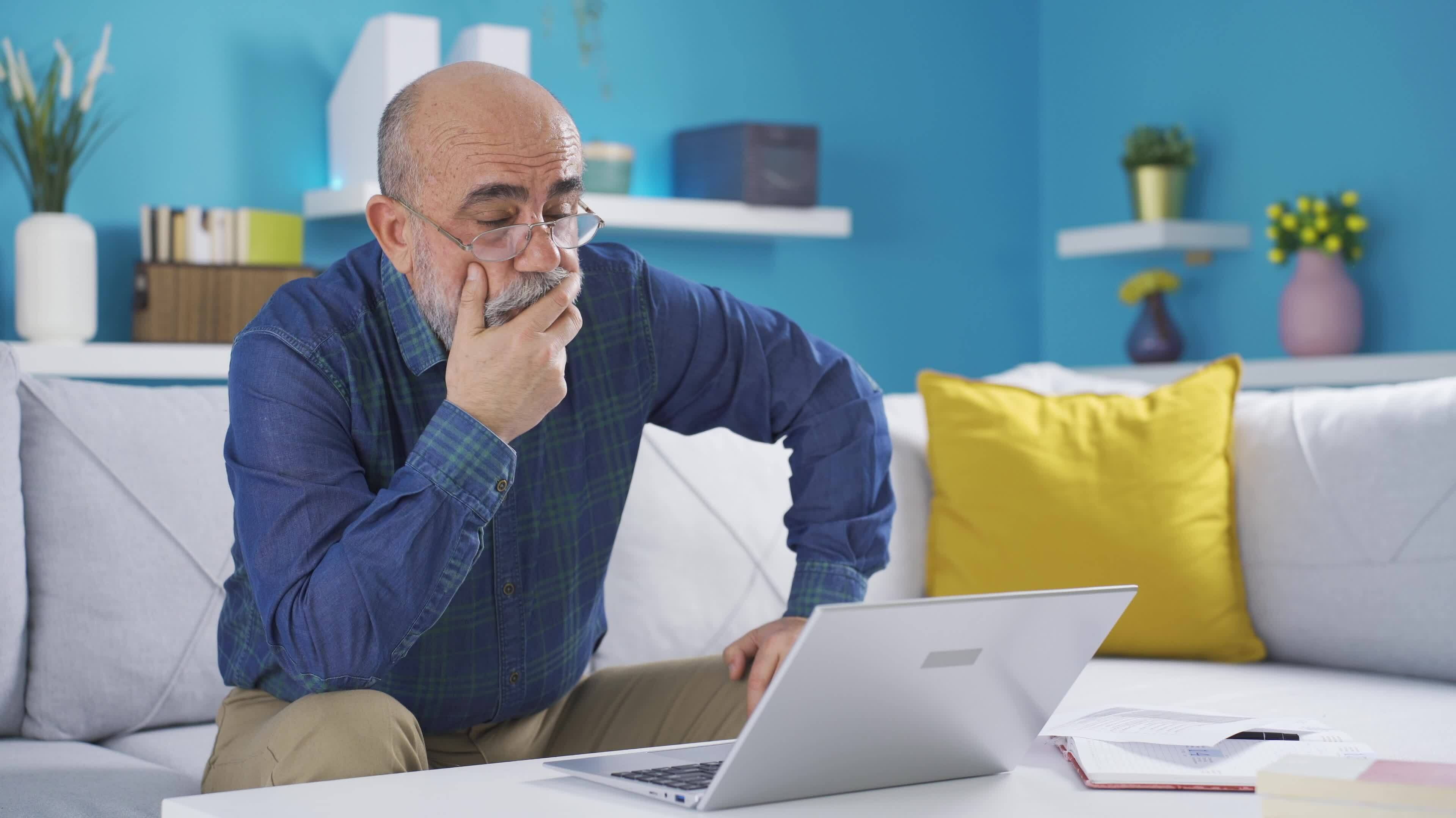 Old Man Working
