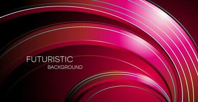 Abstract background with dynamic curved lines. Bright gradient background, template for congratulations, cards, etc. vector