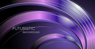 Abstract background with dynamic curved lines. Bright gradient background, template for congratulations, cards, etc. vector