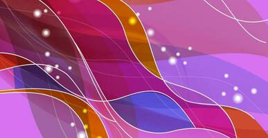 Colorful background with multicolored dynamic lines. Bright gradient background, template for congratulations, cards, etc. vector