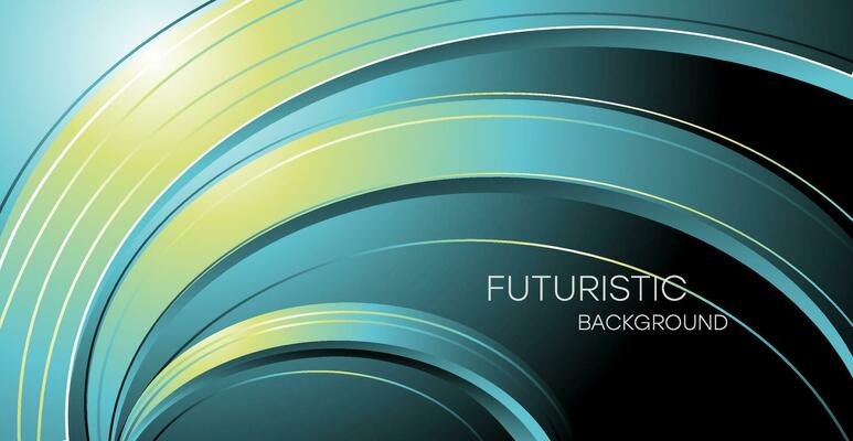 Abstract background with dynamic curved lines. Bright gradient background, template for congratulations, cards, etc.