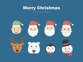 merry christmas 2024 new year cartoon icon element background pattern december winter ornament art vector