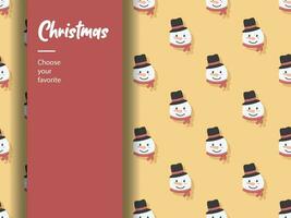 alegre Navidad 2024 nuevo año dibujos animados icono elemento antecedentes modelo diciembre invierno ornamento Arte vector