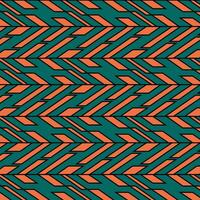 background illusion ornament braid repetition lines vector abstract wallpaper wrapping geometry green orange mosaic design textiles trendy top view print pattern tile art Christmas tree acute repeat