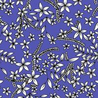 floral abstract pattern suitable for textile and printing needs vector