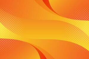 Abstract gradient orange background design. Minimal abstract cover design. vector