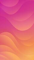 Abstract background purple orange color with wavy lines and gradients is a versatile asset suitable for various design projects such as websites, presentations, print materials, social media posts vector