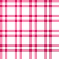 Pink plaid pattern. plaid pattern background. plaid background. Seamless pattern. for backdrop, decoration, gift wrapping, gingham tablecloth, blanket, tartan. vector