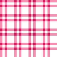 Pink plaid pattern. plaid pattern background. plaid background. Seamless pattern. for backdrop, decoration, gift wrapping, gingham tablecloth, blanket, tartan. vector