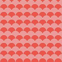 Red fish scales pattern. fish scales pattern. fish scales seamless pattern. Decorative elements, clothing, paper wrapping, bathroom tiles, wall tiles, backdrop, background. vector