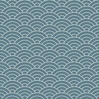 Grey Japanese wave pattern background. Japanese seamless pattern vector. Waves background illustration. for clothing, wrapping paper, backdrop, background, gift card. vector