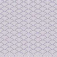 púrpura japonés ola modelo antecedentes. japonés sin costura modelo vector. olas antecedentes ilustración. para ropa, envase papel, fondo, fondo, regalo tarjeta. vector