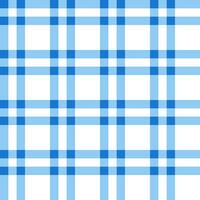 Blue plaid pattern. plaid pattern background. plaid background. Seamless pattern. for backdrop, decoration, gift wrapping, gingham tablecloth, blanket, tartan. vector