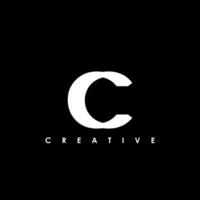 C  Letter Initial Logo Design Template Vector Illustration
