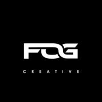 FOG  Letter Initial Logo Design Template Vector Illustration