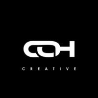 COH  Letter Initial Logo Design Template Vector Illustration
