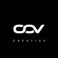 OOV  Letter Initial Logo Design Template Vector Illustration