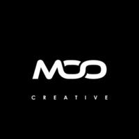 MOO  Letter Initial Logo Design Template Vector Illustration
