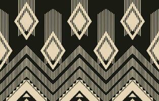 Ethnic abstract ikat art. Aztec ornament print. geometric ethnic pattern seamless  color oriental.  Design for background ,curtain, carpet, wallpaper, clothing, wrapping, Batik, vector illustration.