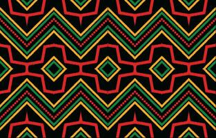 Ethnic abstract ikat art. Aztec ornament print. geometric ethnic pattern seamless  color oriental.  Design for background ,curtain, carpet, wallpaper, clothing, wrapping, Batik, vector illustration.