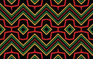 Ethnic abstract ikat art. Aztec ornament print. geometric ethnic pattern seamless  color oriental.  Design for background ,curtain, carpet, wallpaper, clothing, wrapping, Batik, vector illustration.