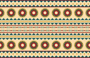 Ethnic abstract ikat art. Aztec ornament print. geometric ethnic pattern seamless  color oriental.  Design for background ,curtain, carpet, wallpaper, clothing, wrapping, Batik, vector illustration.