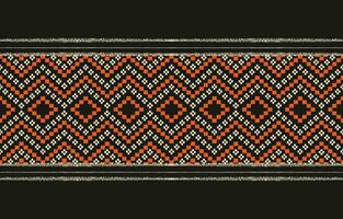 étnico resumen ikat Arte. azteca ornamento impresión. geométrico étnico modelo sin costura color oriental. diseño para antecedentes ,cortina, alfombra, fondo de pantalla, ropa, envase, batik, vector ilustración.