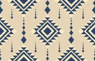 Ethnic abstract ikat art. Aztec ornament print. geometric ethnic pattern seamless  color oriental.  Design for background ,curtain, carpet, wallpaper, clothing, wrapping, Batik, vector illustration.