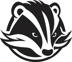 Badger Coat of Arms Royal Badger Logo vector