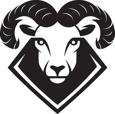 Woolly Wonder Logo Graceful Grazers Black Vector Sheep Artistic Silhouette