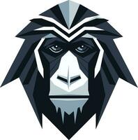 Baboon Dynasty Heraldry Baboon Tribe Symbol vector