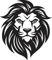 Elegance in Action The Lions Legacy in Vector Pouncing Grace Black Lion Icon Emblem Excellence