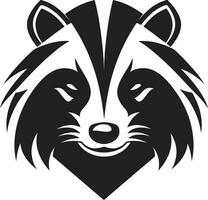 Badger Tribe Crest Badger Monarch Mark vector