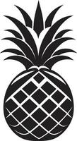 Stylish Pineapple Symbolism Pineapple Face in the Limelight vector