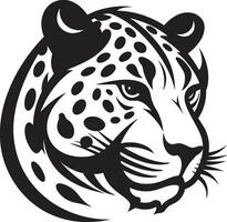 A Black Panthers Power Vector Leopard Design Pouncing Perfection Black Leopard Emblem